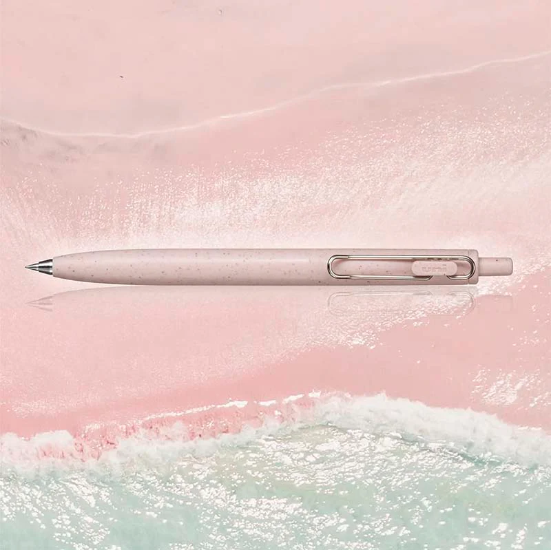 Uniball | Bolígrafo ONE F Earth Texture Color 0.5 Pink Beach - Image 2