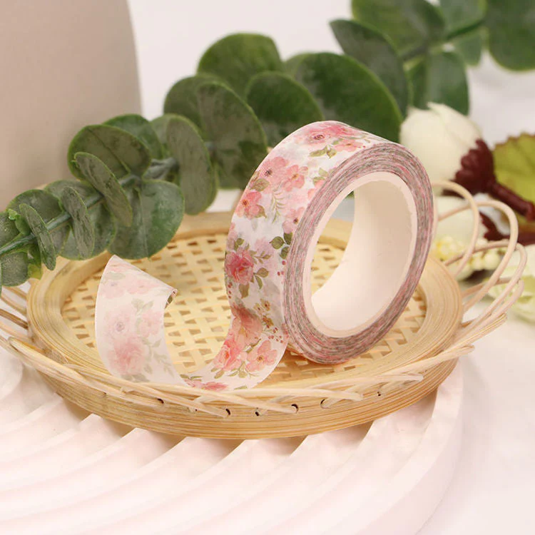 MZW | Watercolor Roses Washi Tape - Image 2