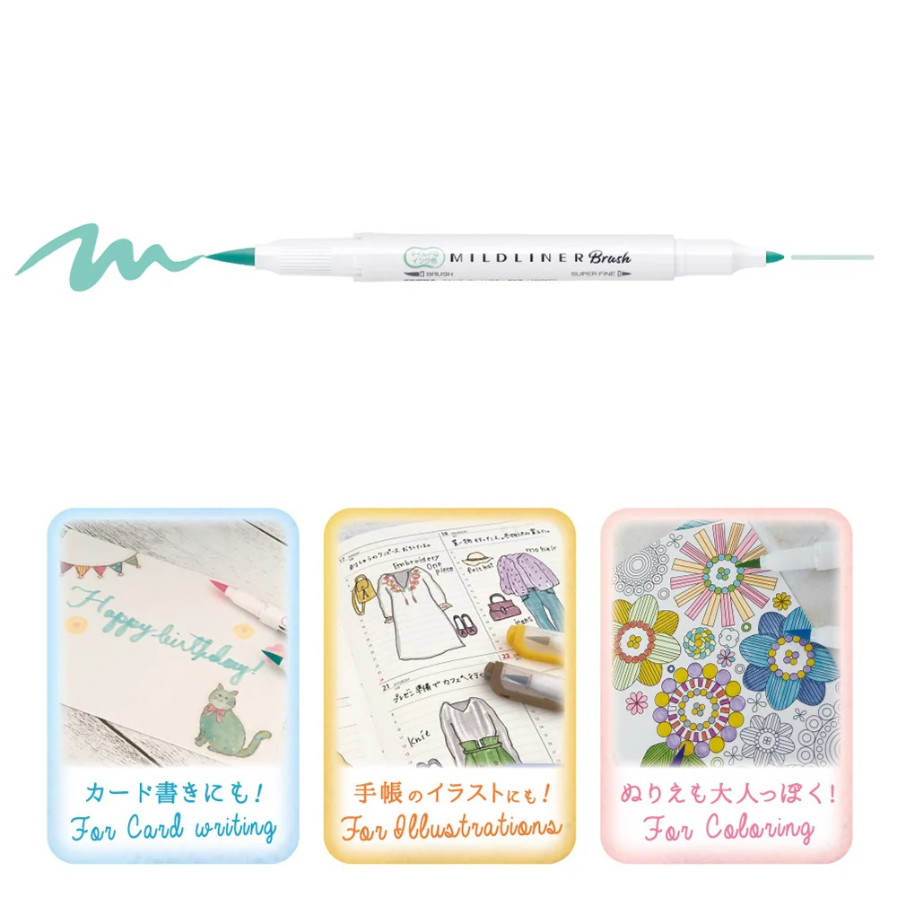 Zebra | Pack de Rotuladores Pincel Mildliner Warm (Nuevo Packaging) - Image 9