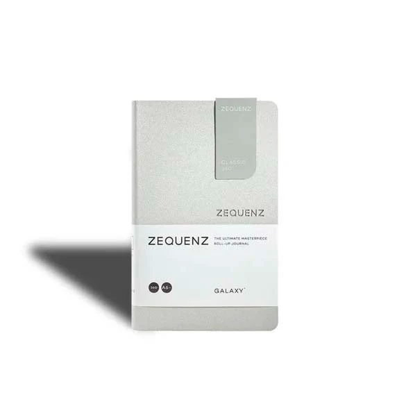Zequenz | Cuaderno Galaxy A6 Silver Star (Interior a Escoger)
