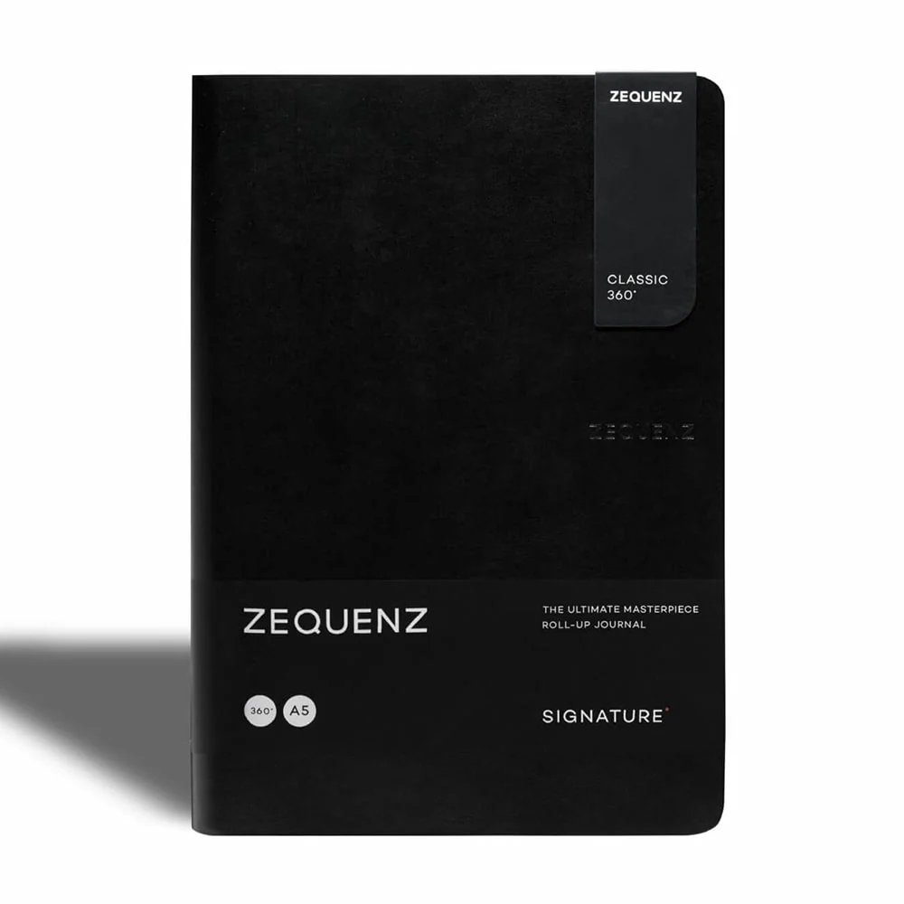 Zequenz | Cuaderno Signature Classic A5 Black (Cuadros)
