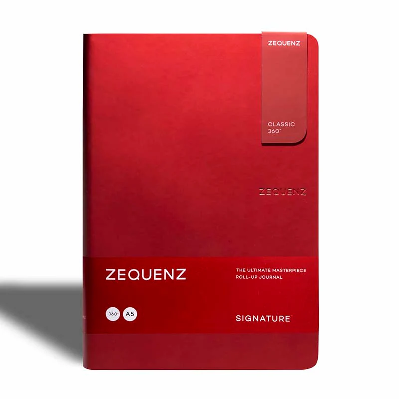 Zequenz | Cuaderno Signature Classic A5 Red (Cuadros)