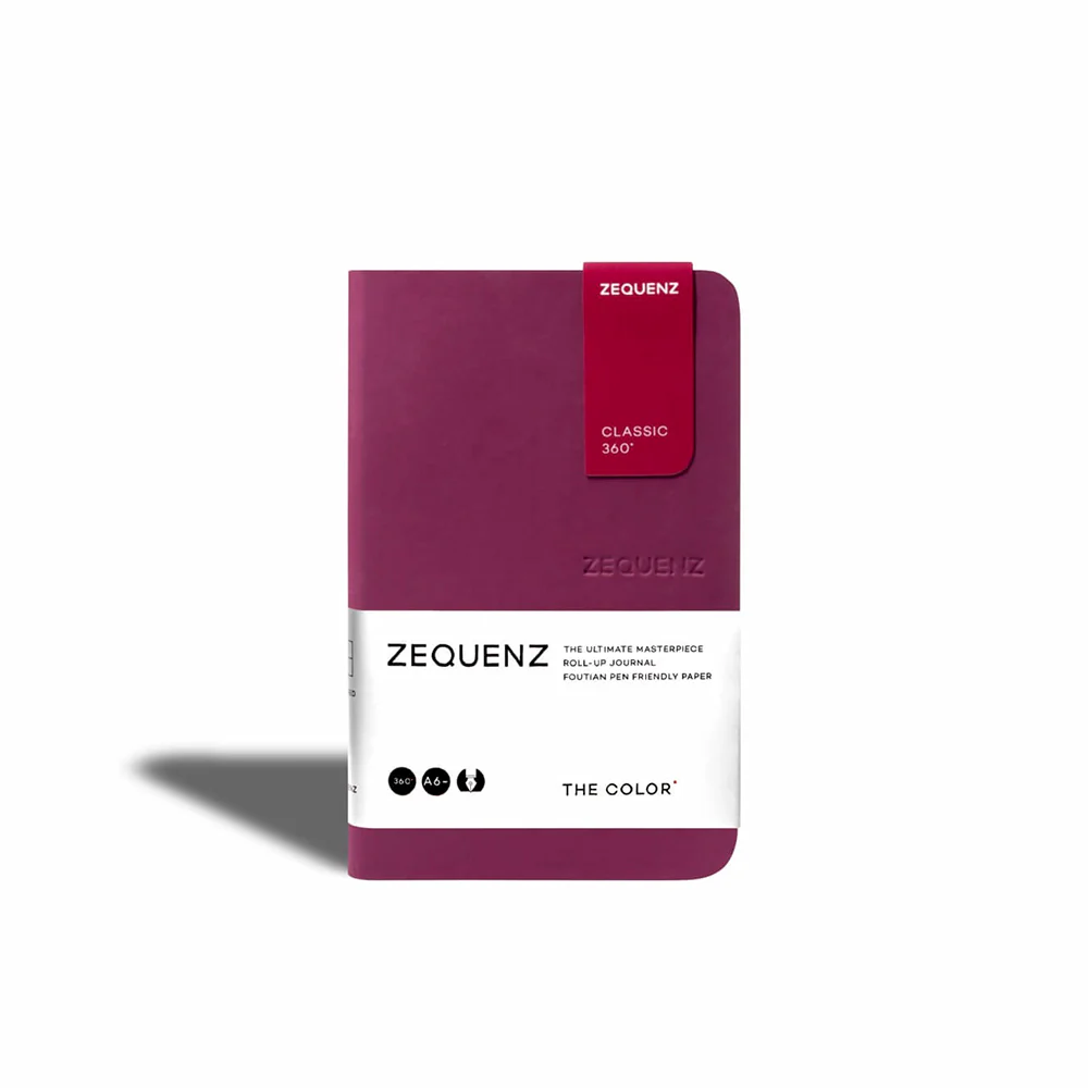 Zequenz | Cuaderno The Color A6 Berry (Interior a Escoger)