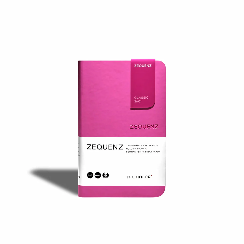 Zequenz | Cuaderno The Color A6 Magenta (Interior a Escoger)